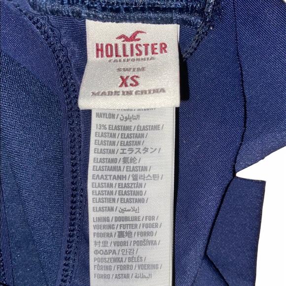Navy Blue Hollister Bikini Top | XS - Picture 3 of 3